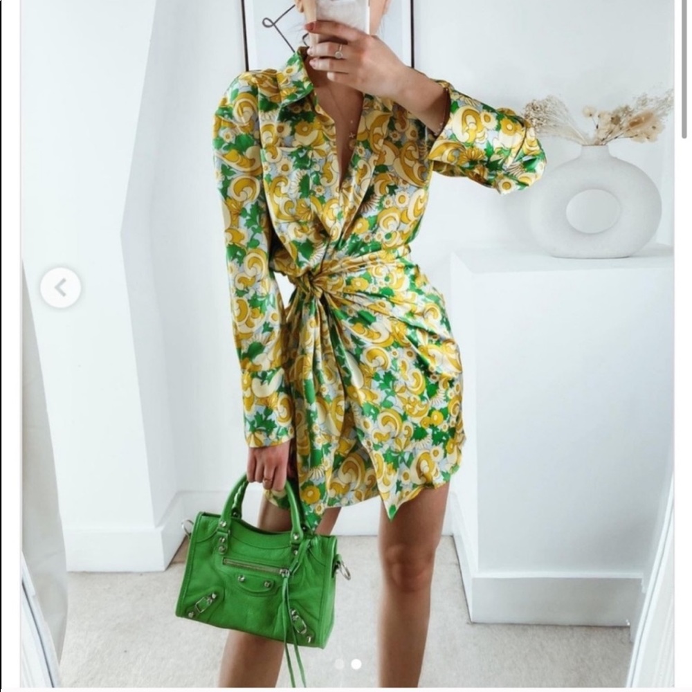 Zara printed dress with headband blogger fav - Picture 11 of 12